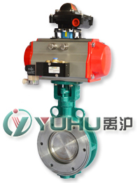 D973H氣動(dòng)硬密封對(duì)夾蝶閥