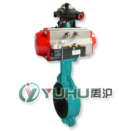 D671J气动衬胶蝶阀(对夹连接) D671J气动衬胶蝶阀(对夹连接)