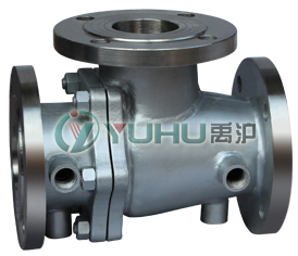 BQ44/45PPL/H三通保温球阀 BQ44/45PPL/H三通保温球阀